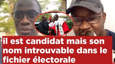 Scandale Chez Le Conseil Constitutionnel Candidat Bo Toureum N Koul