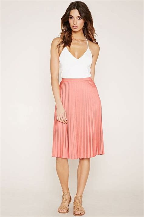 FOREVER 21 Contemporary Pleated Skirt Pleated Skirt Pleated Skirt