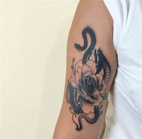 Black Mamba Tattoo Tattoos Flower Tattoo Black Mamba