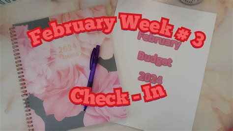 February Week Check In Cash Unstuffing Expense Tracking