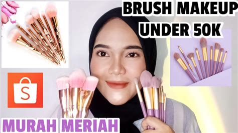 Shopee Haul Brush Makeup Murah Meriah Tapi Bagus Youtube