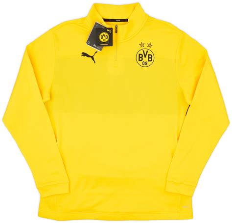 2021 22 Borussia Dortmund Puma 1 4 Zip Pre Match Top