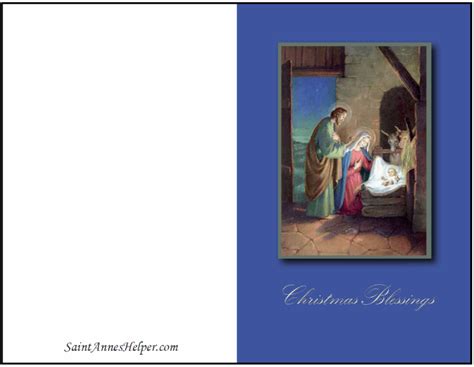 Printable Religious Christmas Cards: Beautiful Religious Art