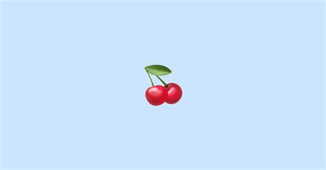 🍒 Kirschen Emoji Bedeutung