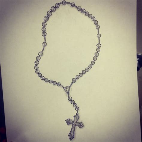 Rosary Tattoo Sketch By Ranz Pinterest Rosaries Tattoo Sketches