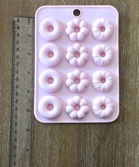 X Cavity Shiny Mini Donut Silicone Mold From Daiso Etsy Australia