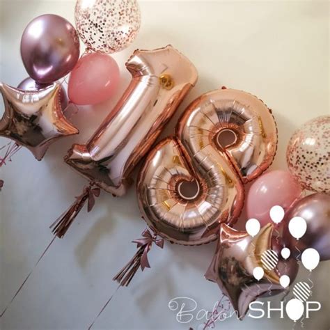 Rose Gold Set Za 18 Rođendan • Baloni Balon Shop