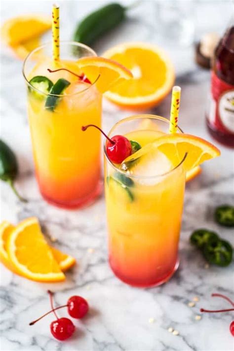 Tequila Sunrise Recipe Isabel Eats