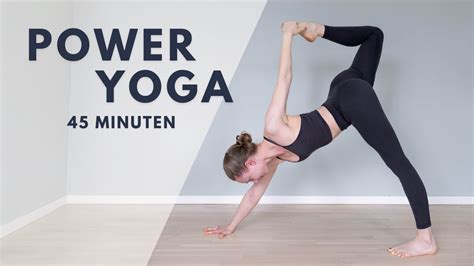 45 Min Power Yoga Power Vinyasa Flow Loaded Scorpion Youtube