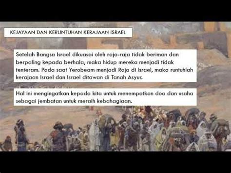 Kejayaan Dan Keruntuhan Kerajaan Israel YouTube