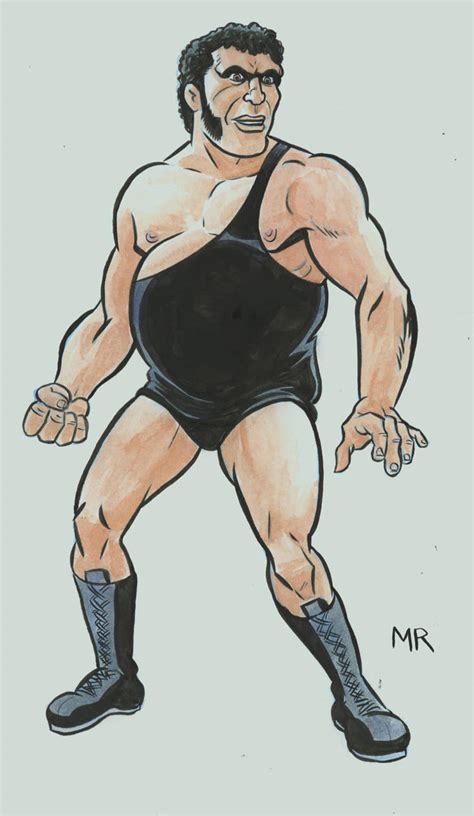 Andre The Giant By Markrudolph On Deviantart