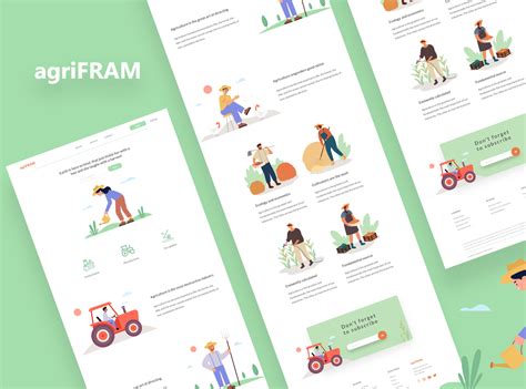 Agrifarm Landing Page Design By Sourav Aich On Dribbble