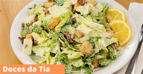 Receita De Salada Caesar Vegana Uma Op O Deliciosa E Saud Vel