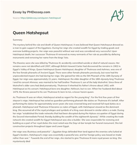 Queen Hatshepsut