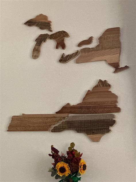 North Carolina Wood Sign Cutouts And Plaques — Handmade In Texas