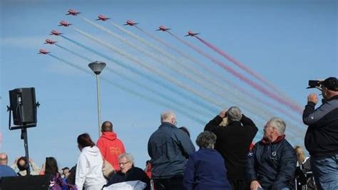 Scottish International Airshow Starts Off The Ayrshire Coast Bbc News