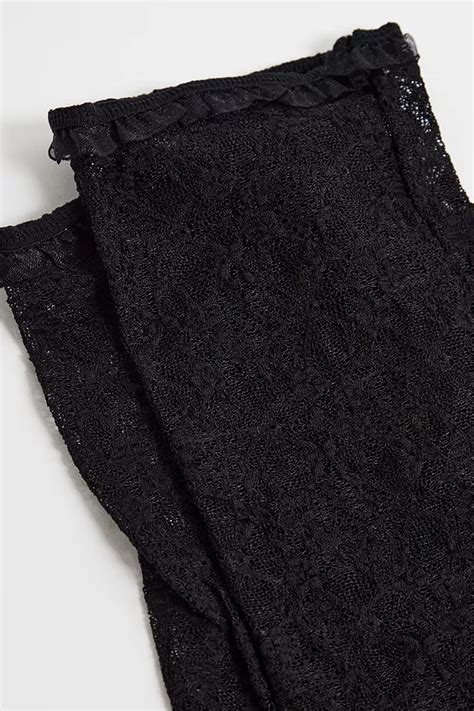 Out From Under Lace Knee High Socks Urban Outfitters Uk