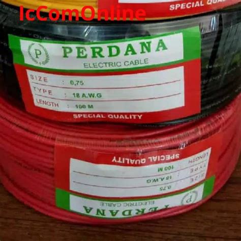 Jual Kabel Listrik Nyaf Perdana Kabel Serabut Mm Awg Shopee