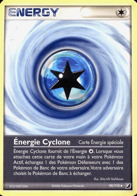 Carte Pok Mon Nergie Cyclone Ex Forces Cach Es L Unit