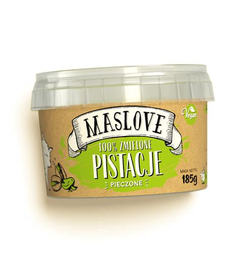 Mas O Orzechowe Z Pistacji Naturalna Pasta G Maslove