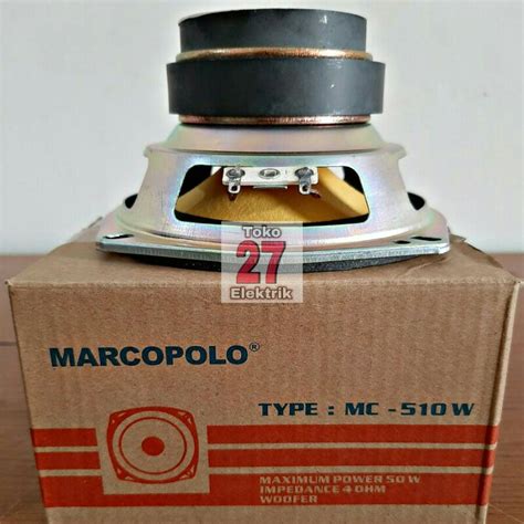 Jual Speaker Marcopolo Inch Woofer Mc W Double Magnet