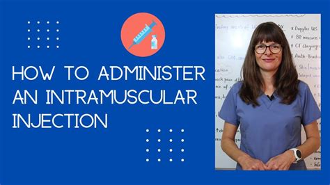 How To Administer An Intramuscular Im Injection Youtube