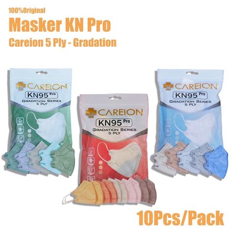 Jual Careion Masker Kn Pro Gradation Series Isi Pcs Shopee Indonesia