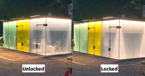 Smartglass Toilets That Turn Opaque When Locked Installed In Tokyo Parks Mothership Sg News