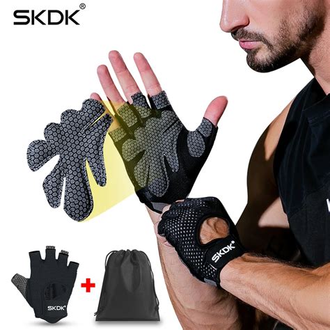 SKDK Neutral Elastic Gym Fitness Gloves Dumbbell Crossfit Weight