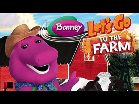 Opening To Barney S Let S Go To The Farm 2005 DVD Menu Walkthrough