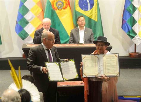 Gobiernos De Bolivia Y Brasil Firman Acuerdos Bilaterales El