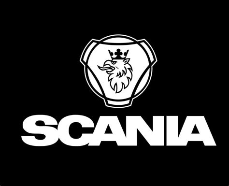 Scania Marca Logotipo Carro S Mbolo Nome Branco Projeto Sueco