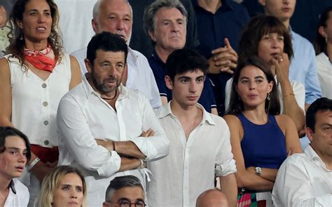 Photo Patrick Bruel Et Son Fils L On Fran Ois Berl And Fran Ois