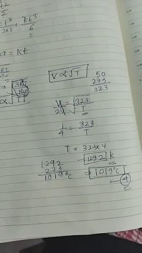 At What Temperature The Rms Velocity Of Gas Shown At Ojee C Will