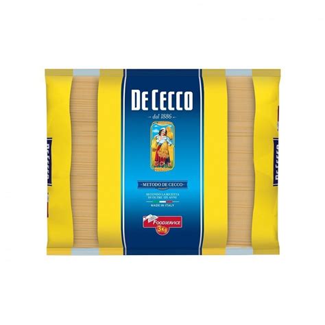 De Cecco Linguine N7 Durum Wheat Pasta 3 Kg Category Durum Wheat Semolina