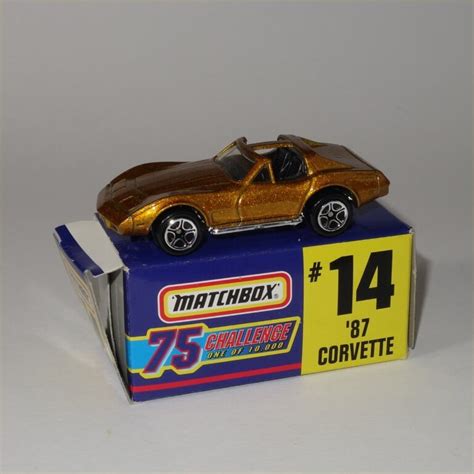 Matchbox Chevrolet Corvette T Top Gold Antique Toy World