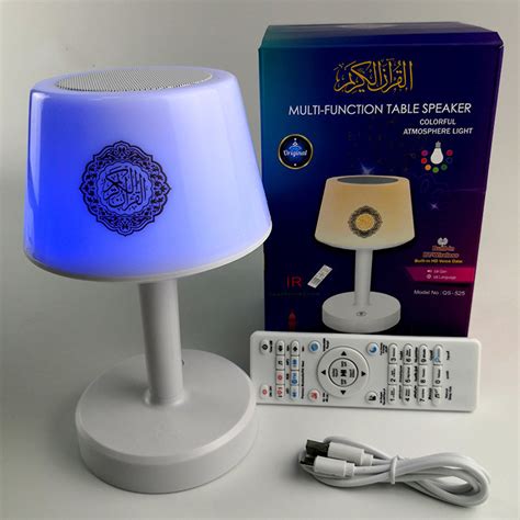 Led Touch Lamp Quran Speaker Azan Clock Digital Speaker Quran Player