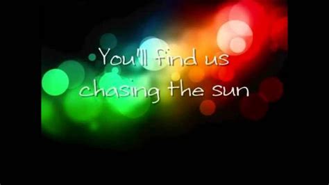 The Wanted Chasing The Sun Lyrics Youtube