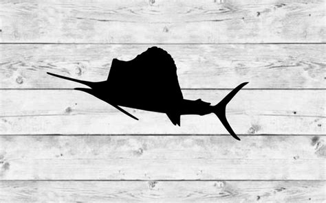 Sailfish Decal Sailfish Vinyl Decal Sailfish Sticker Swordfish Decal