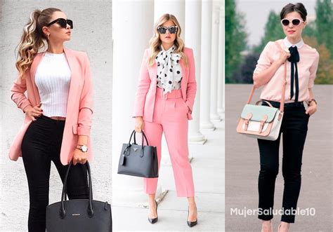 Outfits Color Rosa Palo Como Combinar Prendas Color Rosa Palo Looks