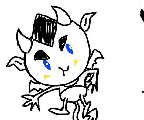 Demon Is Unamused Drawception