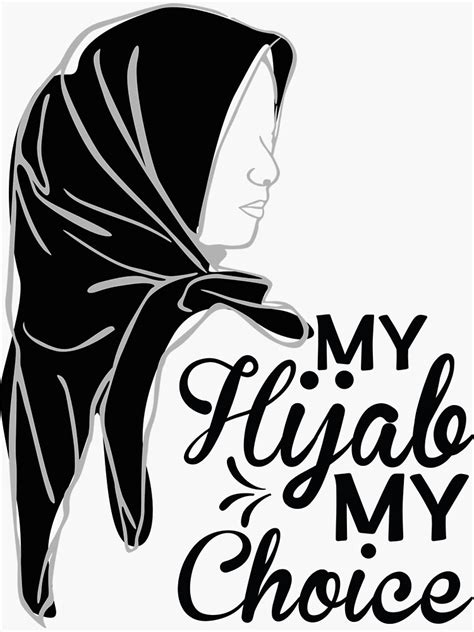 My Hijab Is My Choicehijab Queenhijabihijab Day Sticker By