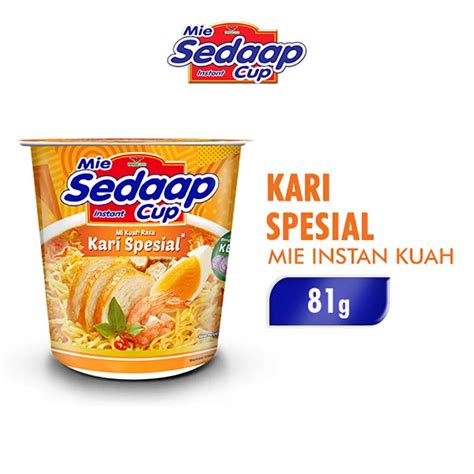 Jual Sedaap Mie Instant Cup Kari Spesial G Shopee Indonesia