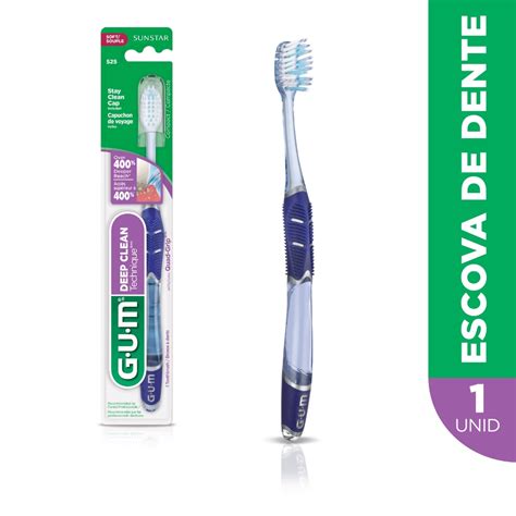 Escova Dental Deep Clean Compact Gum 1 Unidade Shopee Brasil