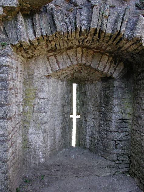 Arrow Loops Or Arrow Slits Were Narrow Openings Or Crosses Set Inside