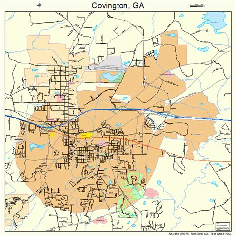 covington georgia street map