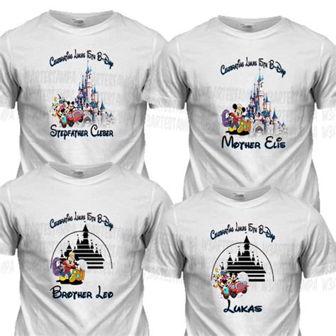 Camisetas Viagem Disney Mickey Minnie Estampa Castelo Elo