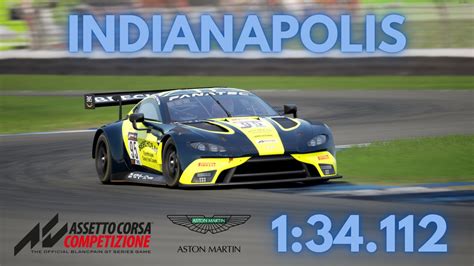 Aston Martin V8 Vantage GT3 Indianapolis Hotlap Esports Qualy And