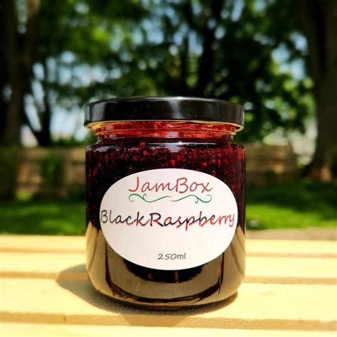 Black Raspberry Jam 250ml - JamBox