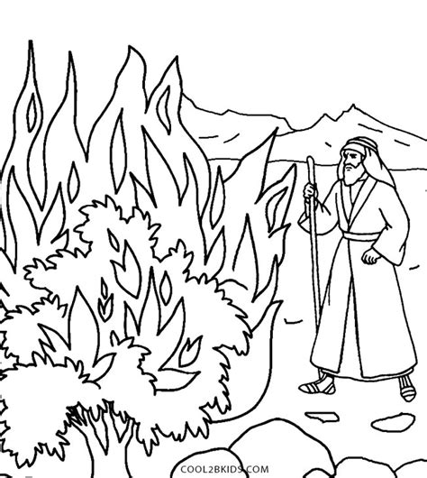 Printable Moses Coloring Pages For Kids